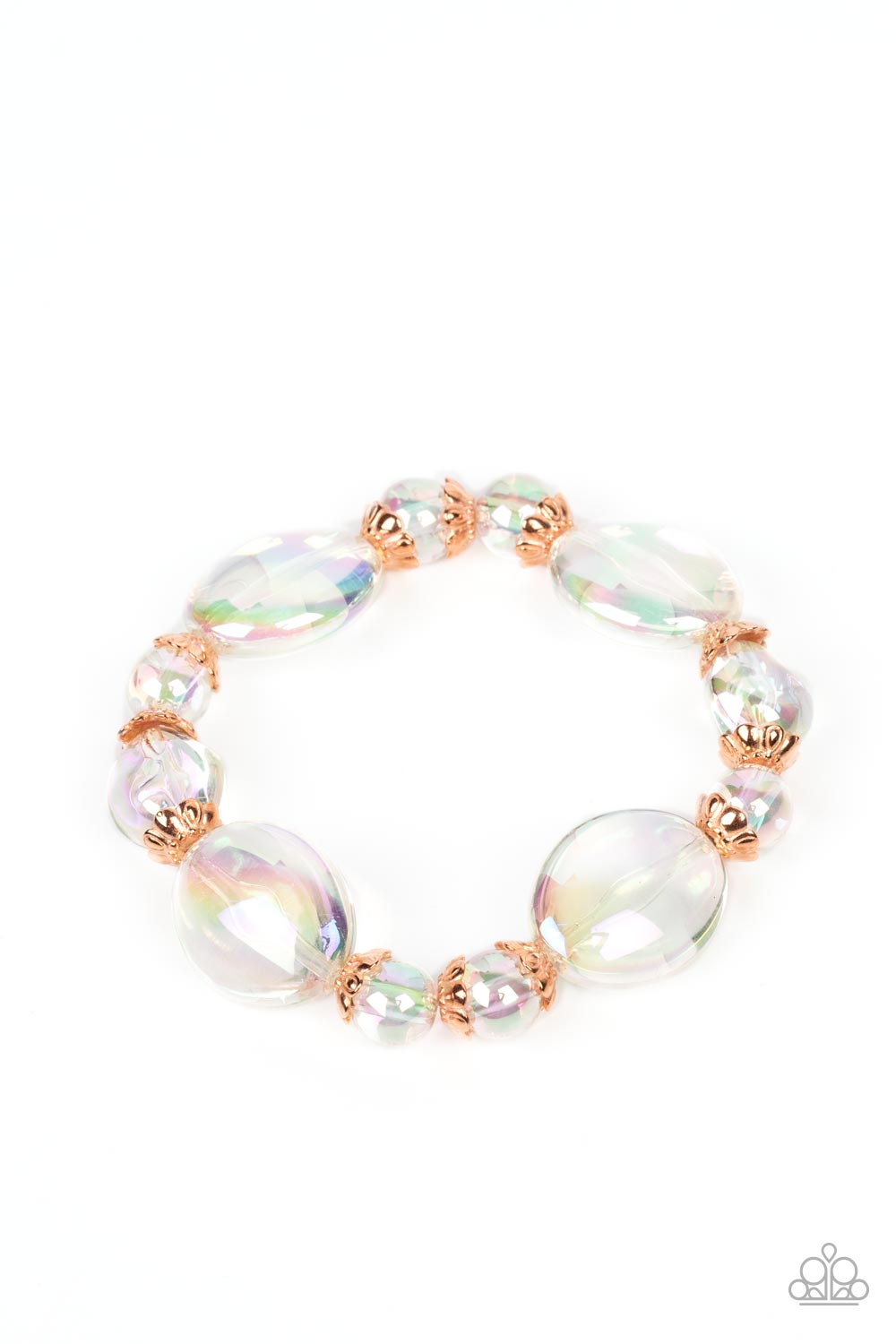 Iridescent Illusions - Copper Paparazzi Bracelet