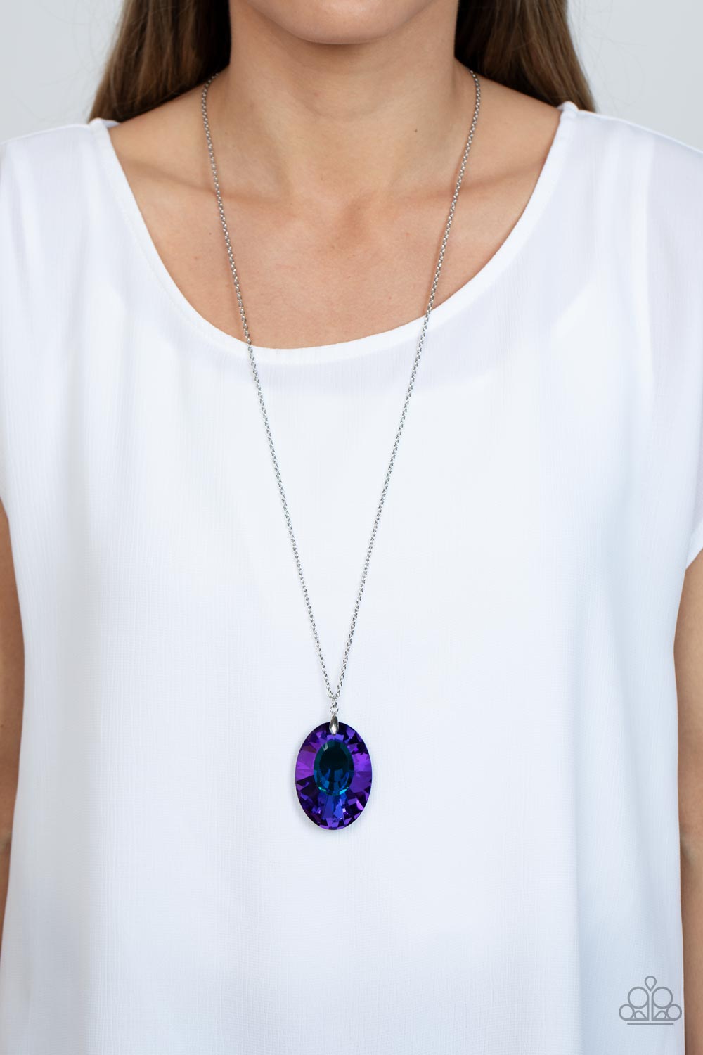 Celestial Essence - Blue Paparazzi Necklace