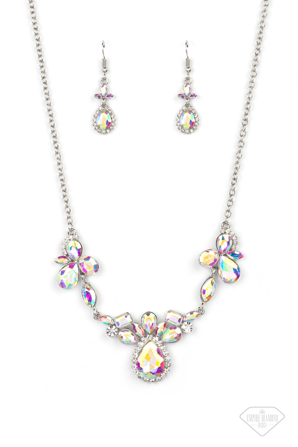 Intergalactic Icon - Multi Paparazzi Empire Diamond Exclusive Necklace