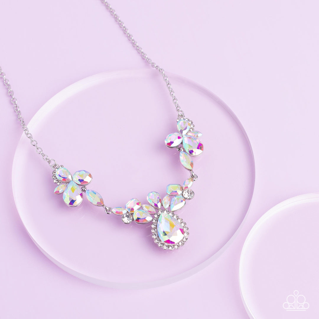 Intergalactic Icon - Multi Paparazzi Empire Diamond Exclusive Necklace