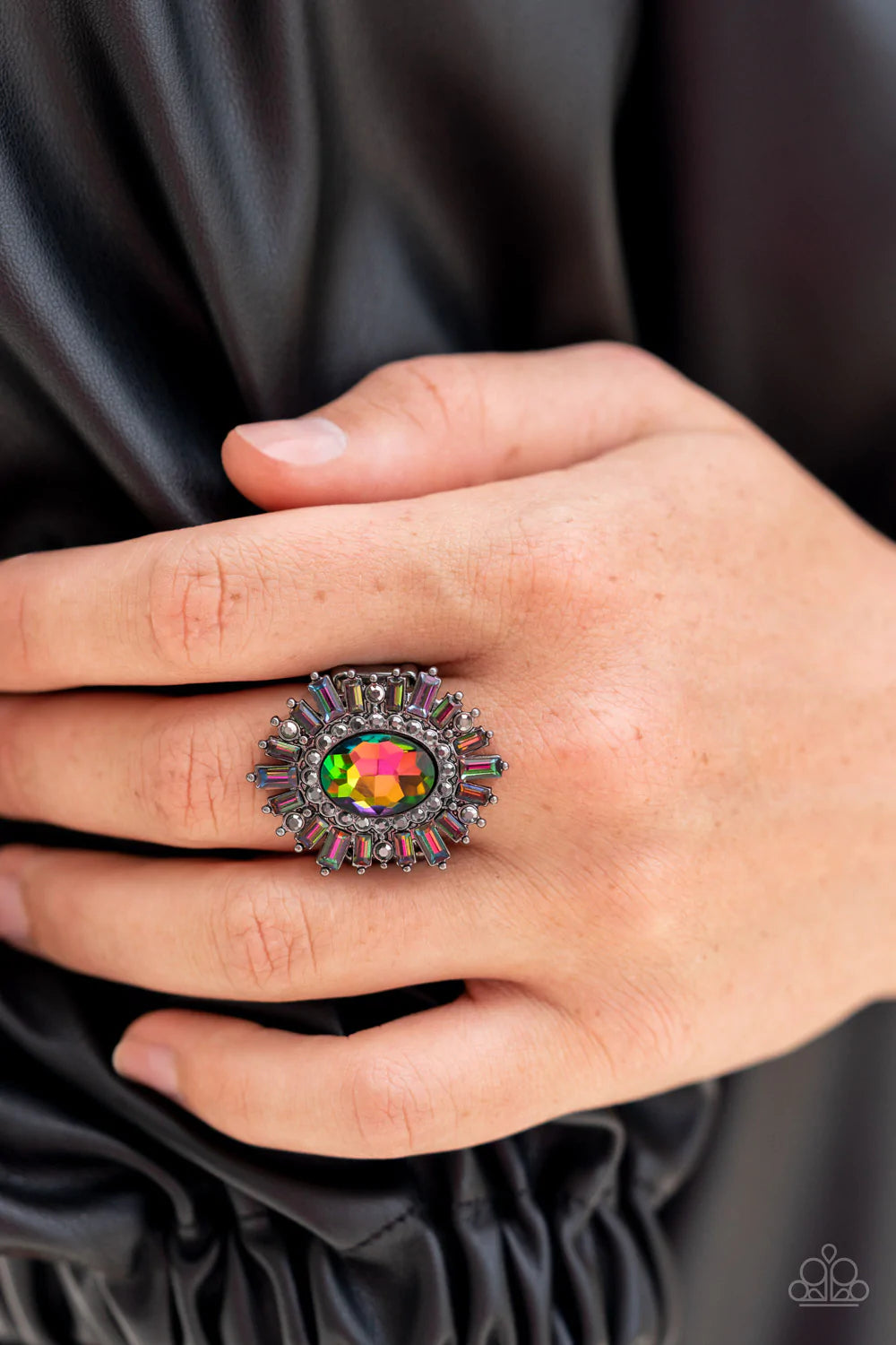 Astral Attitude Multi Paparazzi Ring