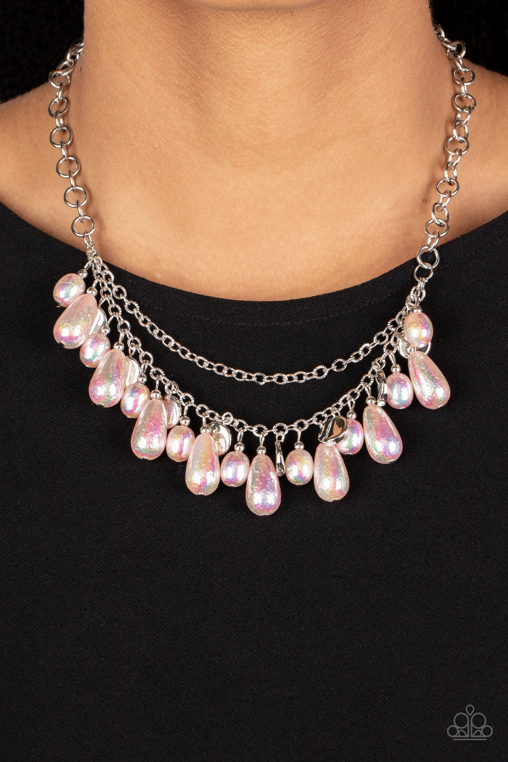Interstellar Serenity - Pink Paparazzi Necklace