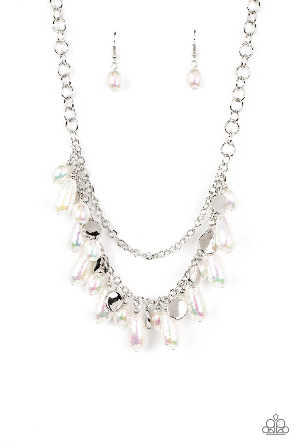 Interstellar Serenity - White Paparazzi Necklace