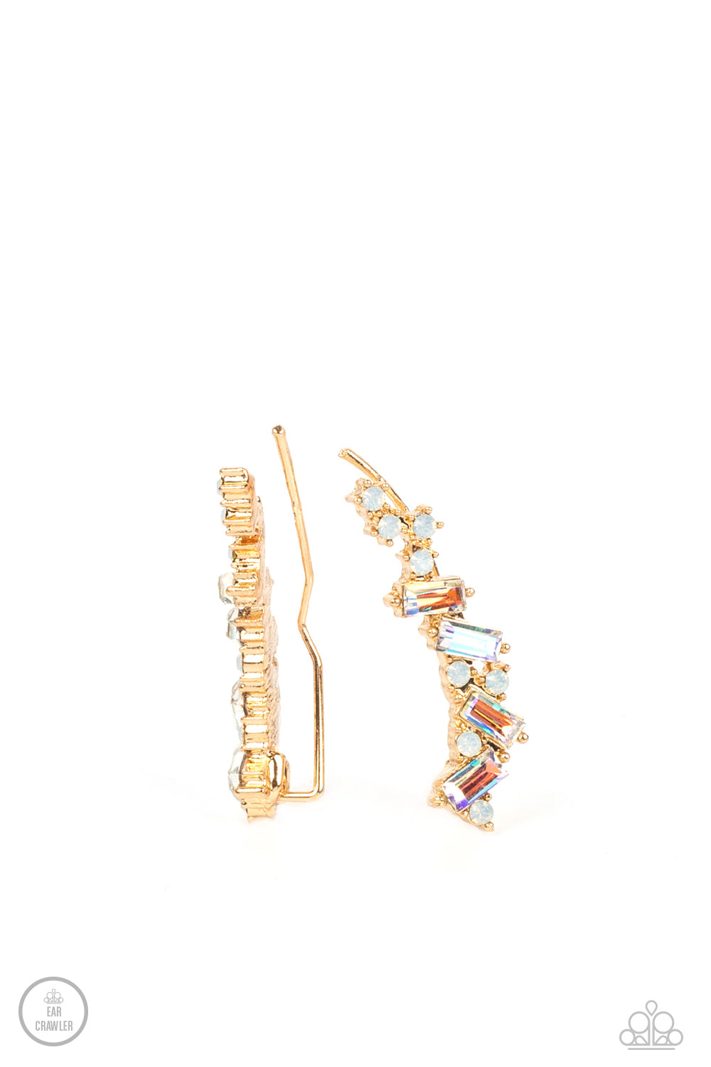 Stay Magical - Gold Paparazzi Ear-Crawler Earrings