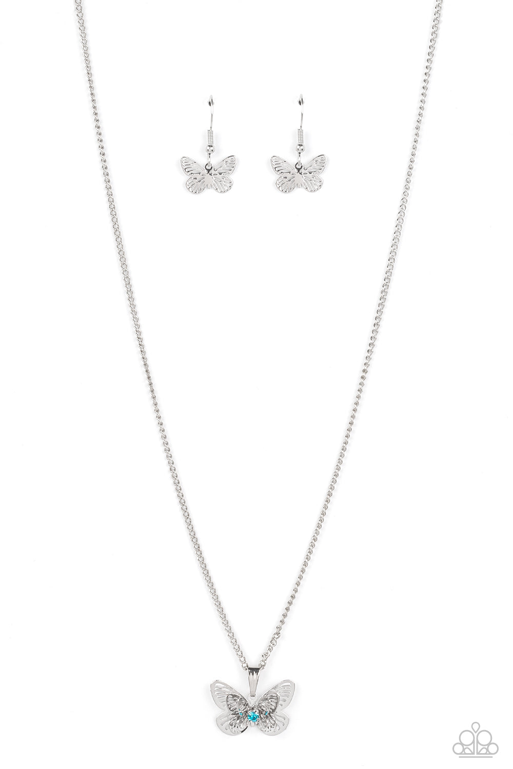 High-Flying Fashion - Blue Paparazzi Necklace
