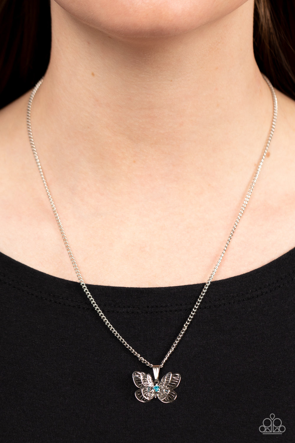 High-Flying Fashion - Blue Paparazzi Necklace