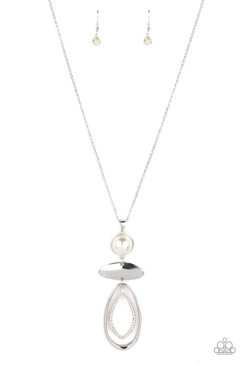Modern Day Demure - White Paparazzi Necklace