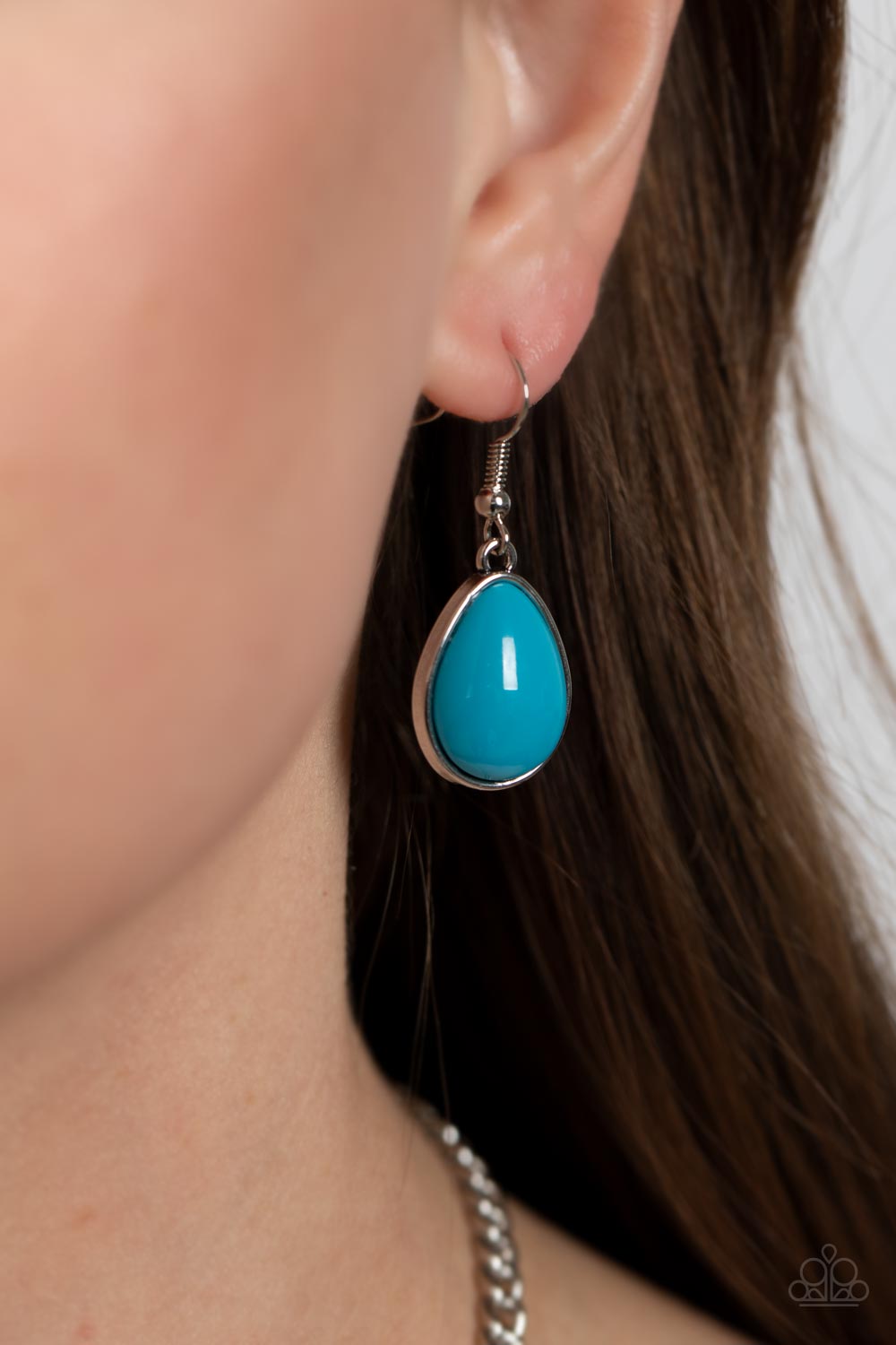 Ethereal Exaggerations - Blue Paparazzi Necklace