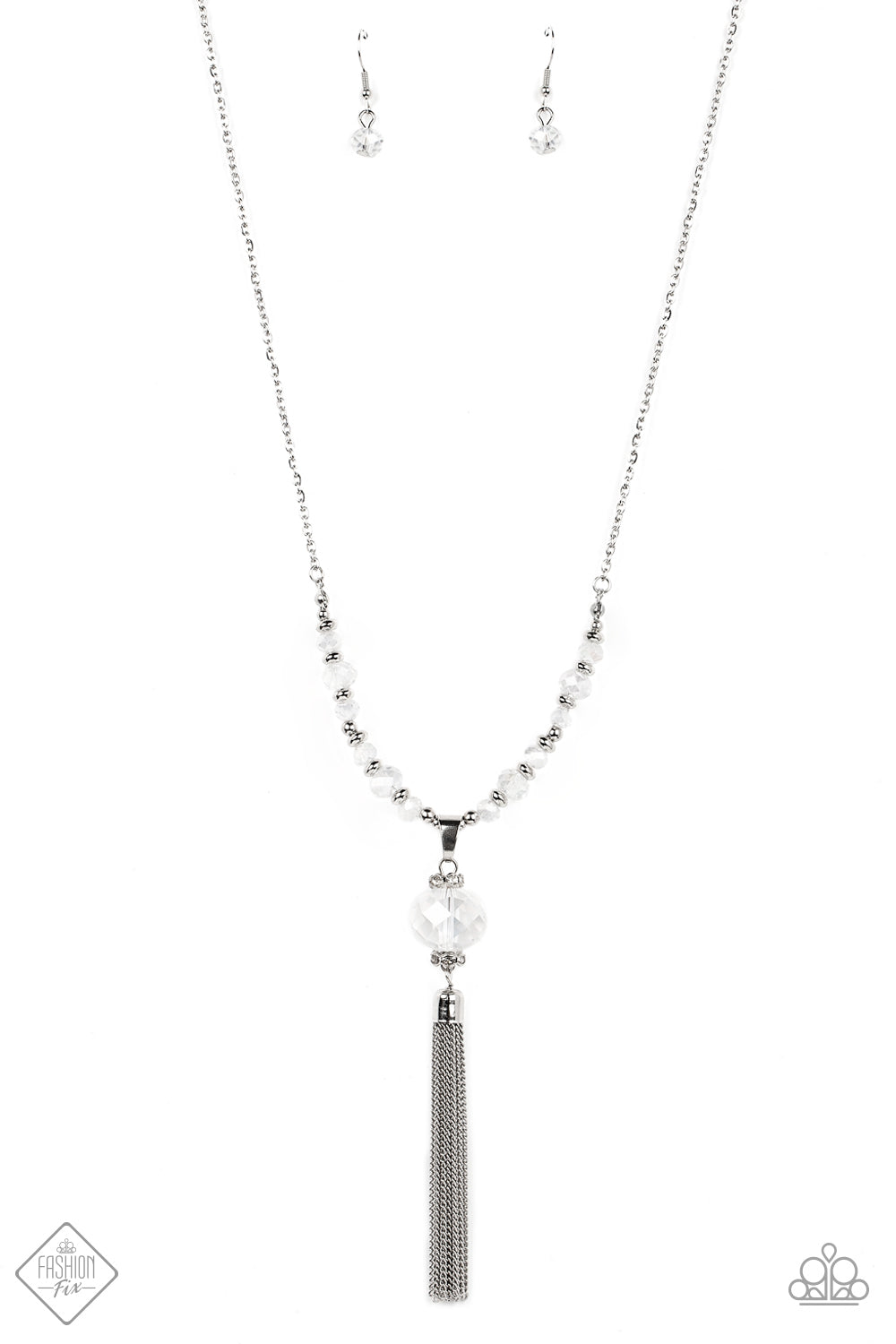 One SWAY or Another White Paparazzi Fashion Fix Necklace