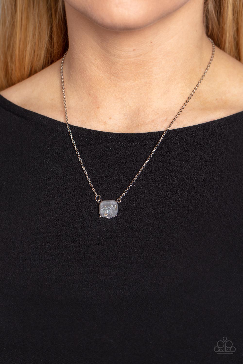 Coral Coasts - Silver Paparazzi Necklace