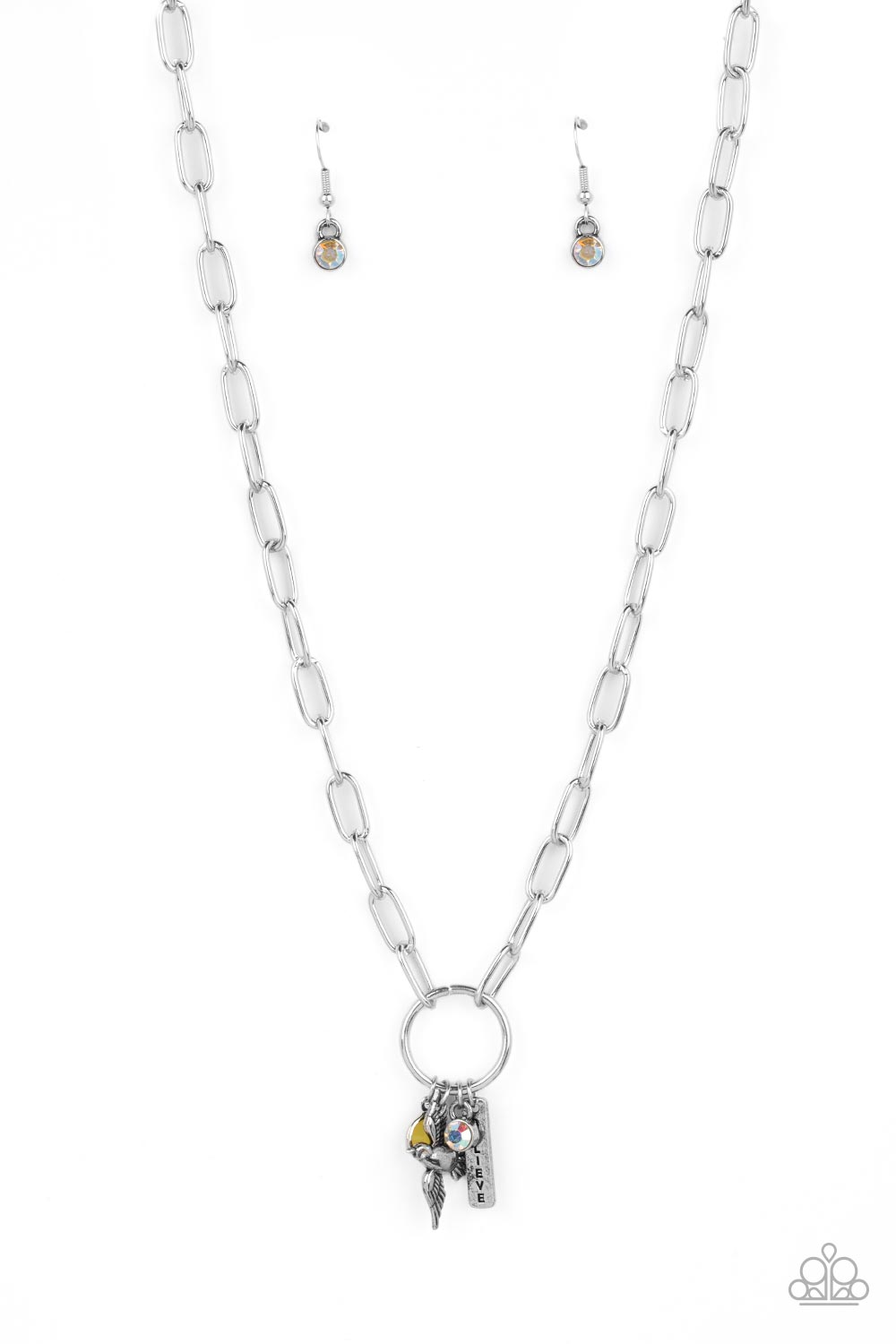 Inspired Songbird - Yellow Paparazzi Necklace