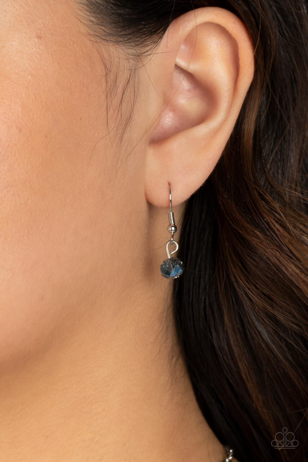 Swinging Shimmer - Blue Paparazzi Necklace