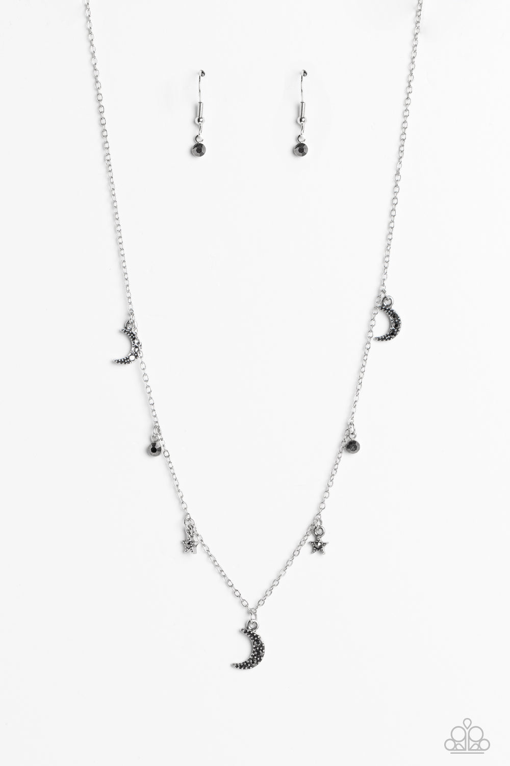 Lunar Lagoon - Silver Paparazzi Necklace