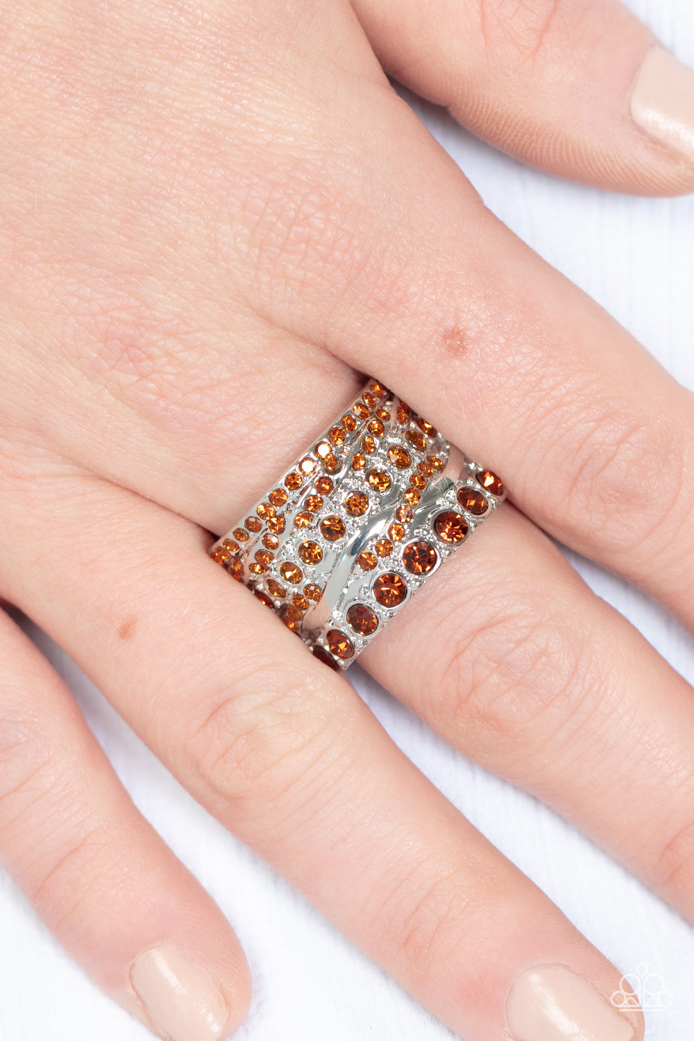 Angelic Architecture - Brown Paparazzi Ring