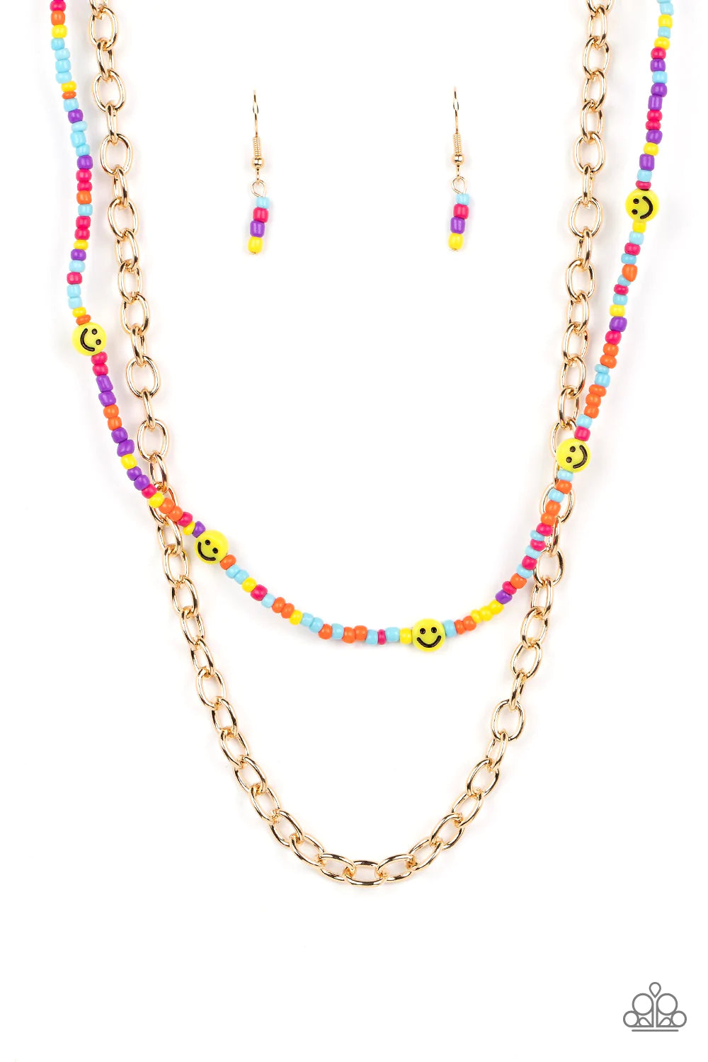 Happy Looks Good On You Multi Paparazzi Necklace