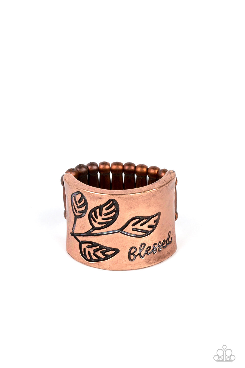 Blessed with Bling - Copper Paparazzi Ring