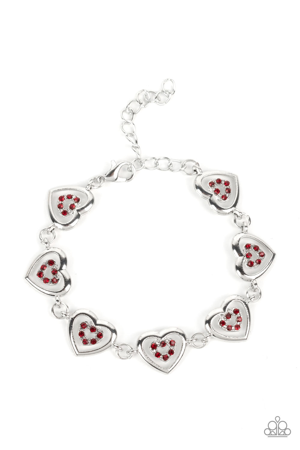 Catching Feelings - Red Paparazzi Bracelet