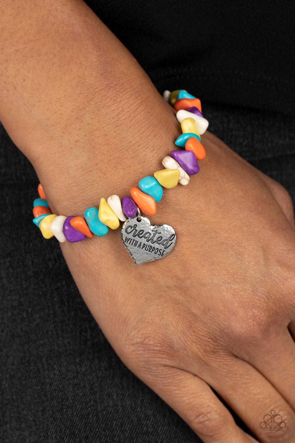 Stony-Hearted - Multi Paparazzi Bracelet