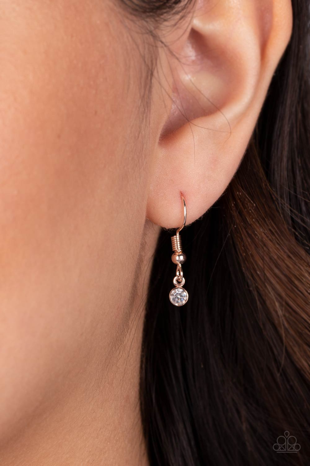 Effulgently Engaged - Rose Gold Paparazzi Necklace