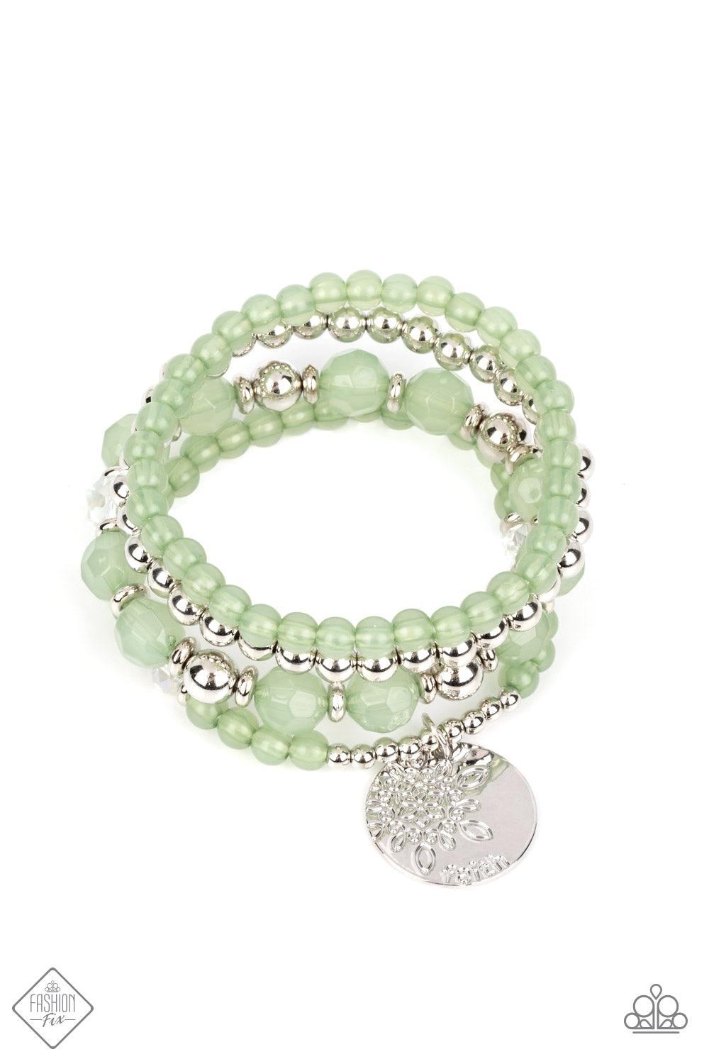 Surfer Style Green Paparazzi Fashion Fix Bracelet
