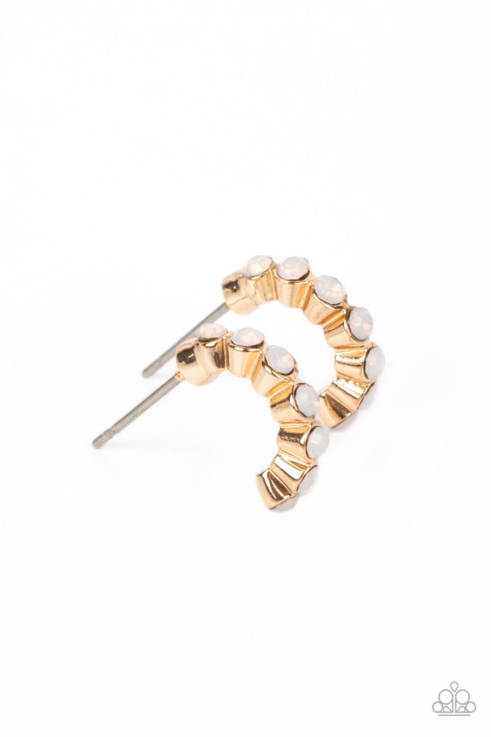 Carefree Couture - Gold Paparazzi Tiny Hoop Earrings