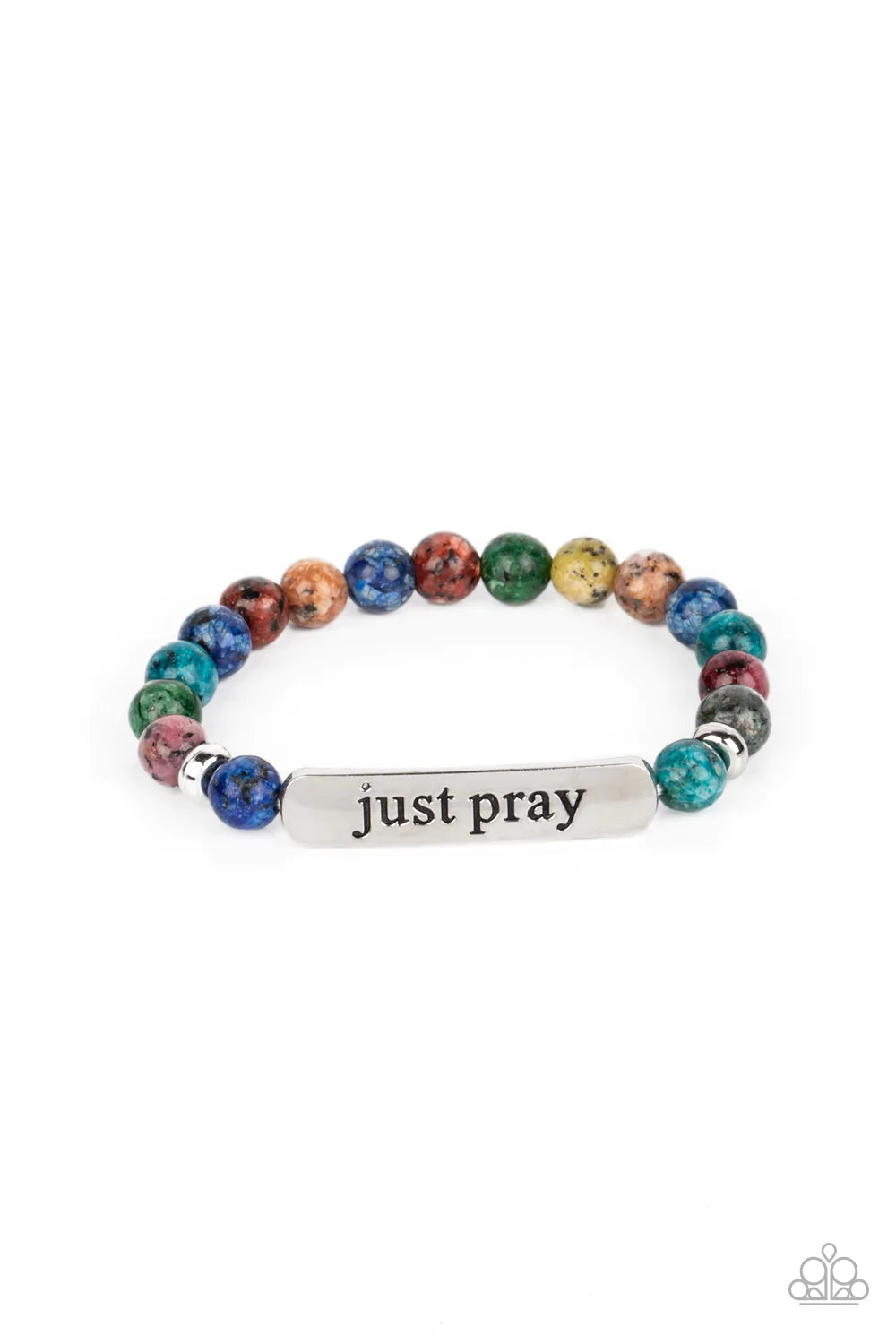 Just Pray Multi Paparazzi Bracelet