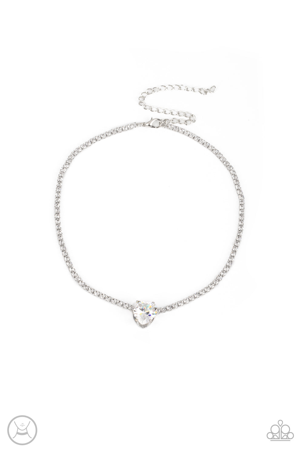 Flirty Fiancé - White Paparazzi Necklace