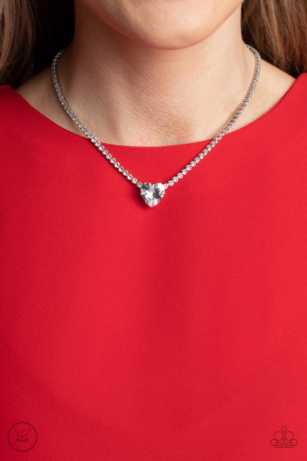 Flirty Fiancé - White Paparazzi Necklace