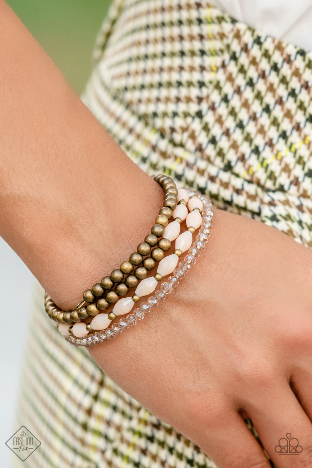 Celestial Chapter - Brass Paparazzi Fashion Fix Bracelet