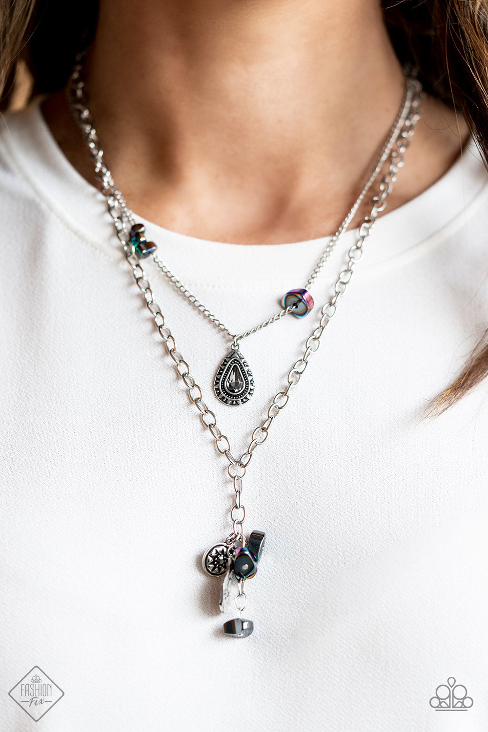 Collectors Craftsmanship - Multi Paparazzi Fashion Fix Necklace