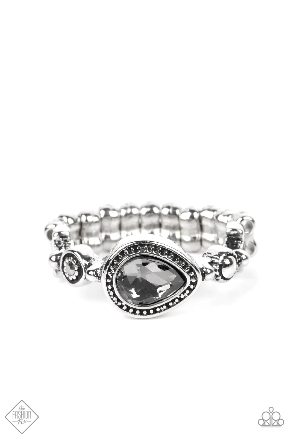 Artistic Artifact Silver Paparazzi Fashion Fix Ring