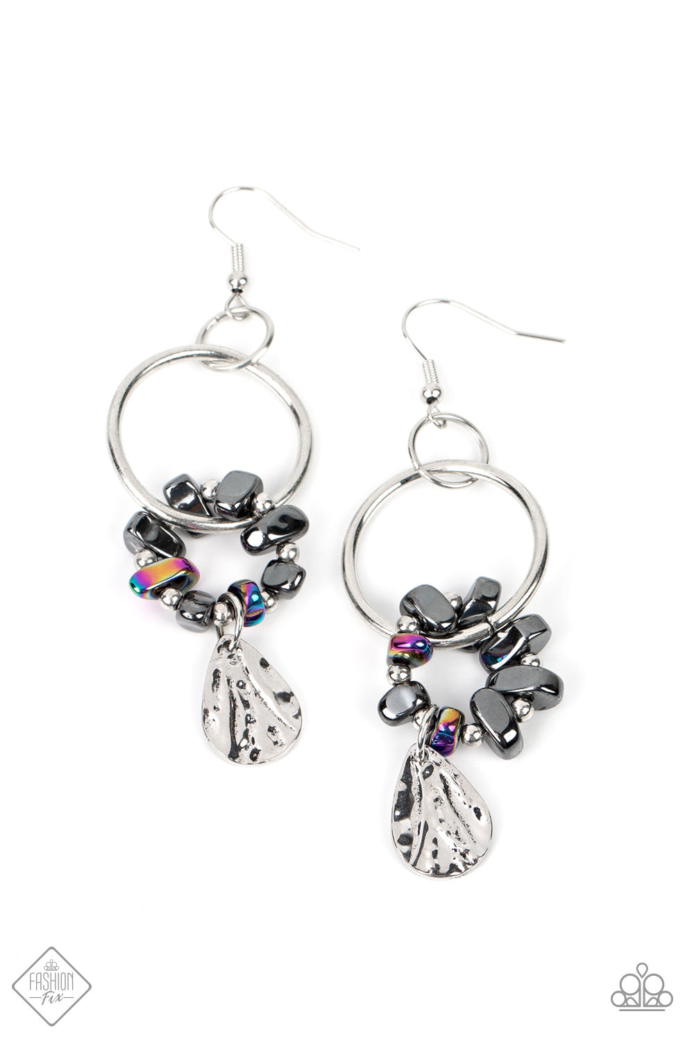 Fossil Flair - Multi Paparazzi Fashion Fix Earrings
