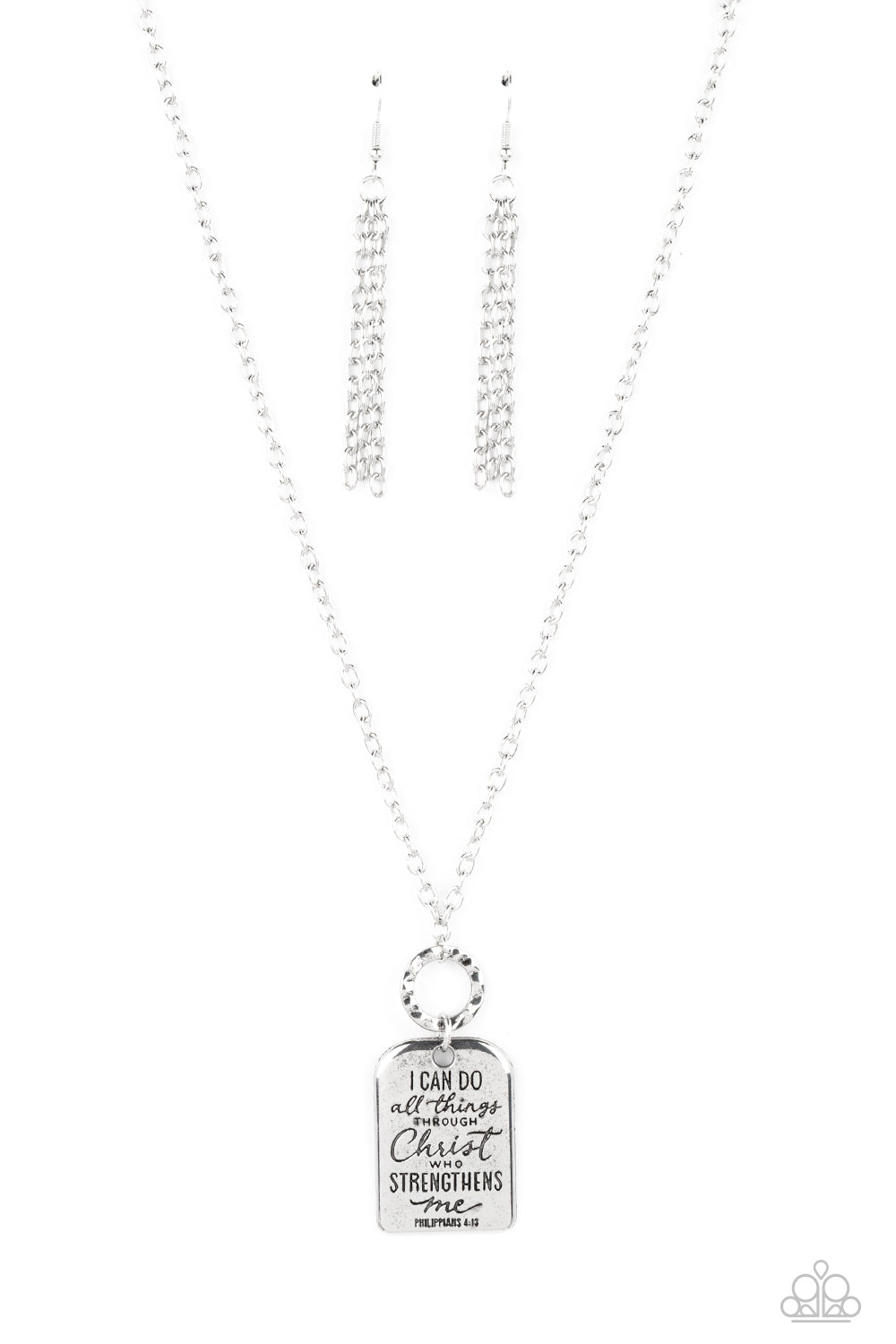 Persevering Philippians - Silver Paparazzi Necklace