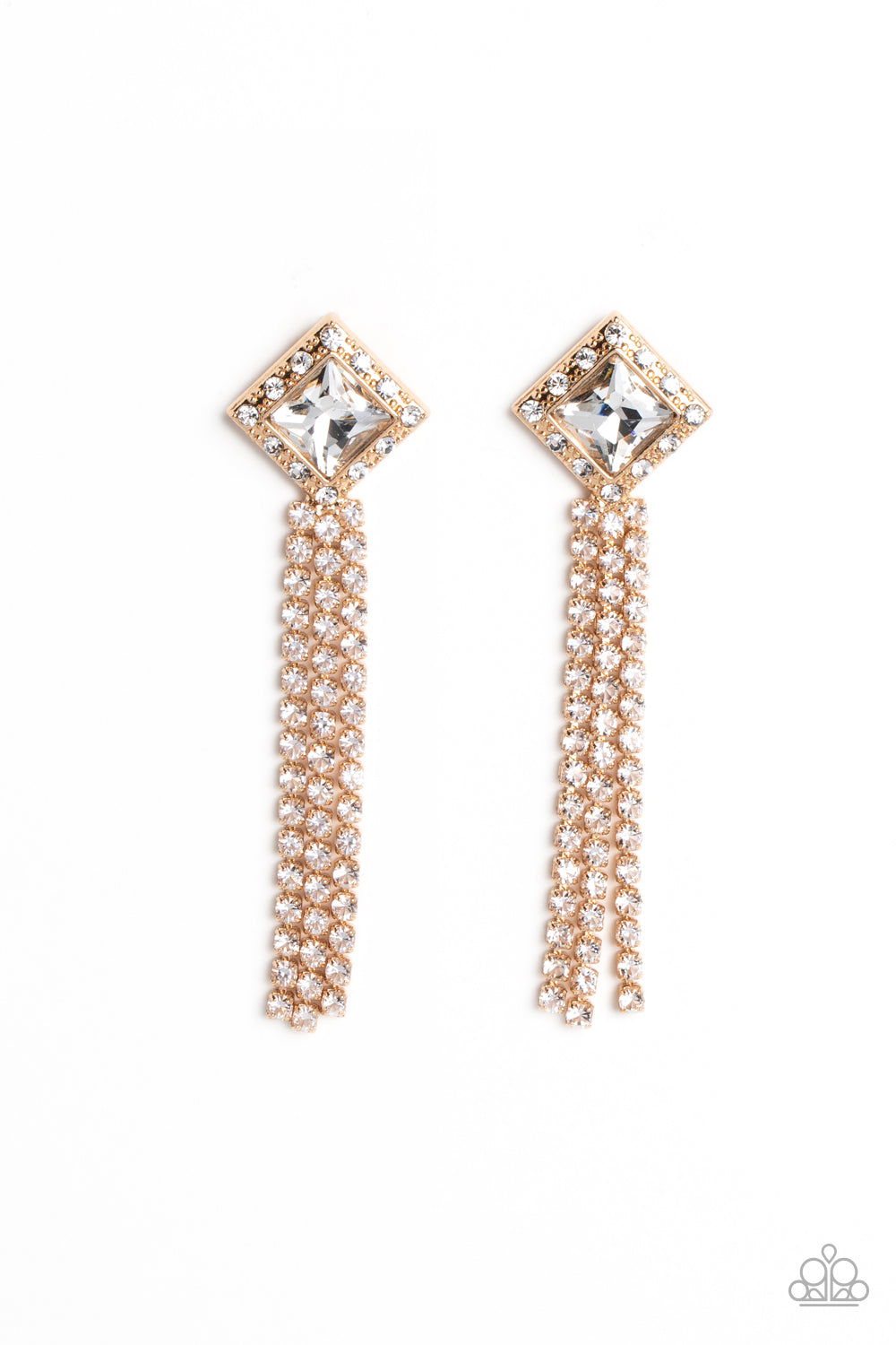 Seasonal Sparkle - Gold Earrings