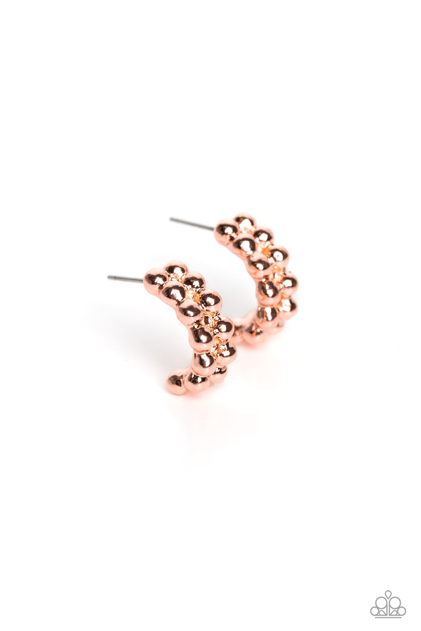 Bubbling Beauty - Copper Paparazzi Earrings