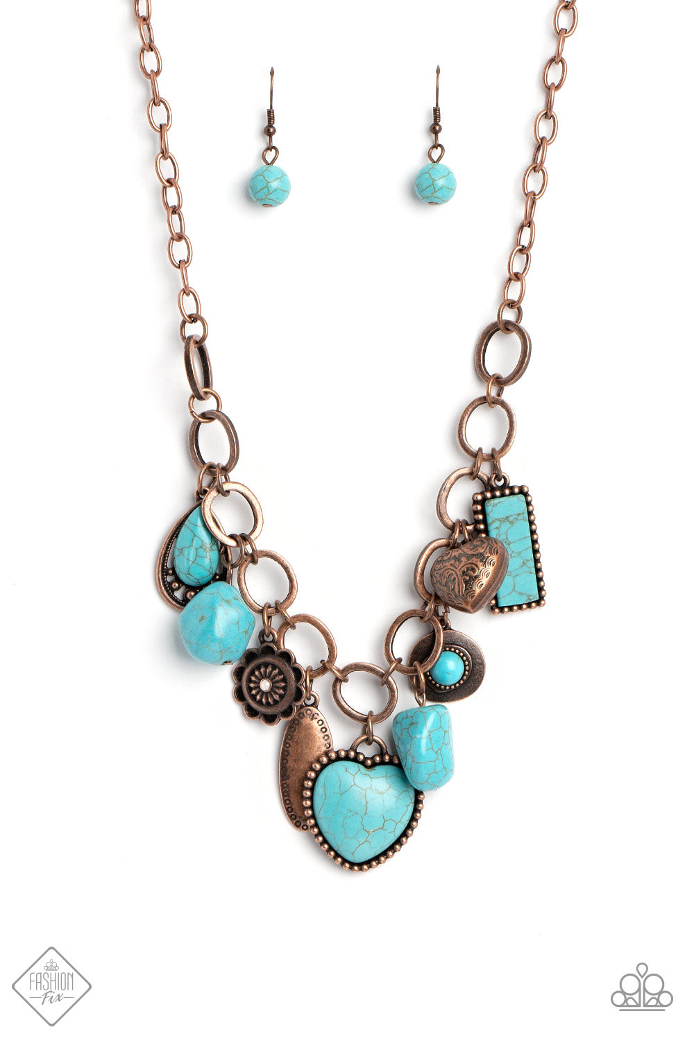 Countryside Collection Copper Paparazzi Fashion Fix Necklace