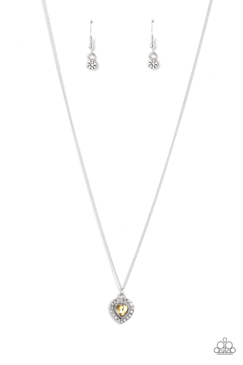 Day of Love - Yellow Paparazzi Necklace