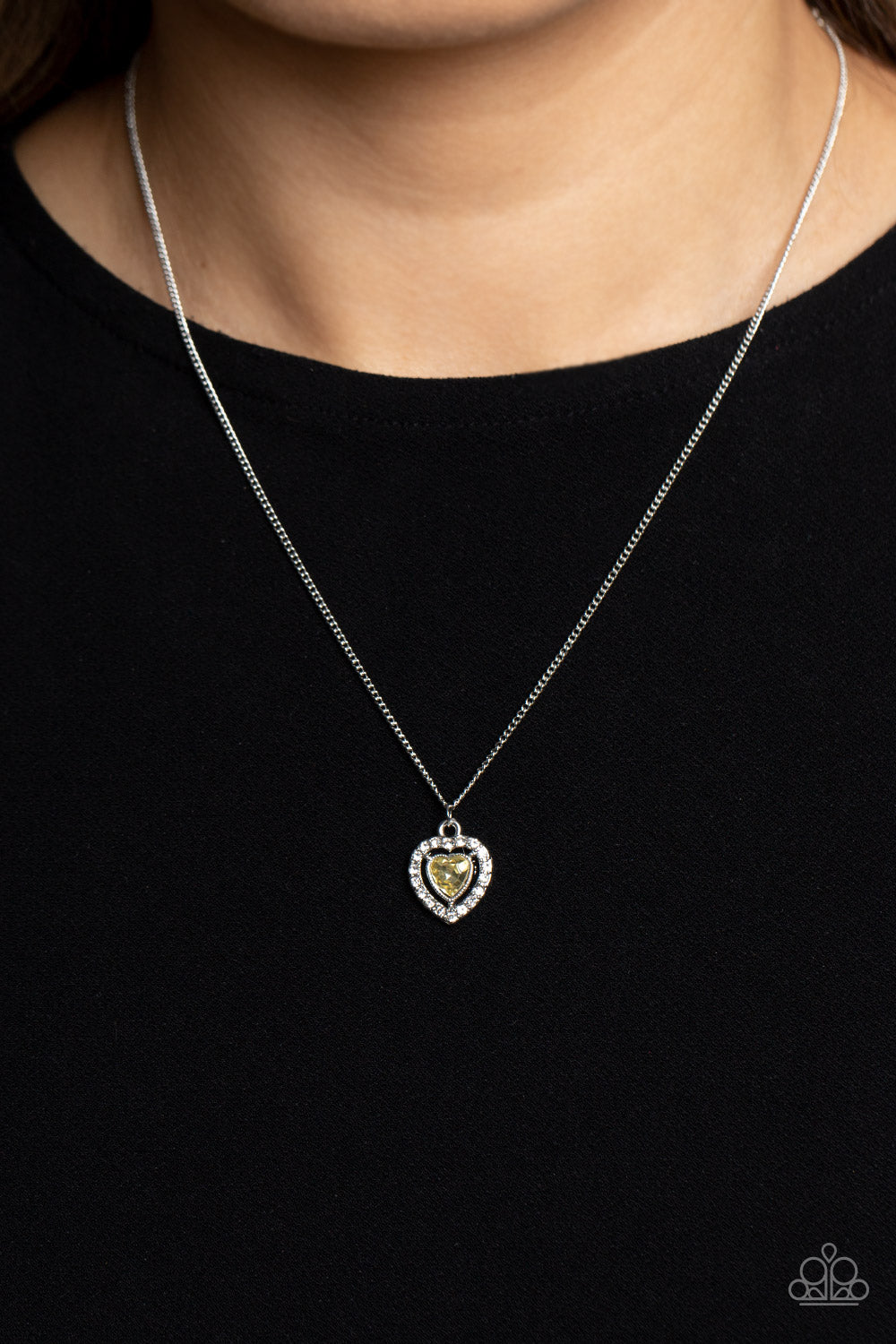 Day of Love - Yellow Paparazzi Necklace