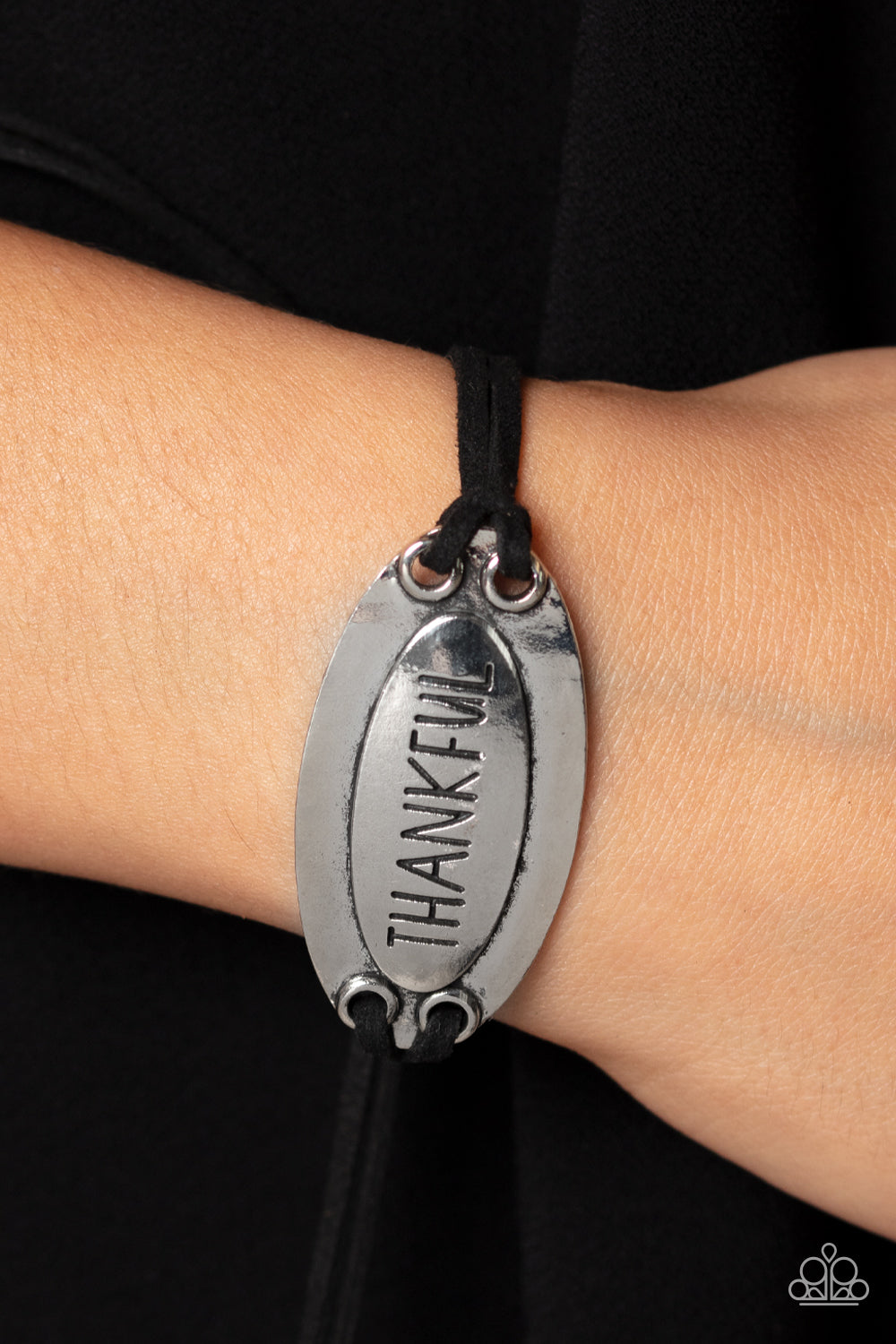 Thankful Tidings - Black Paparazzi Urban Bracelet