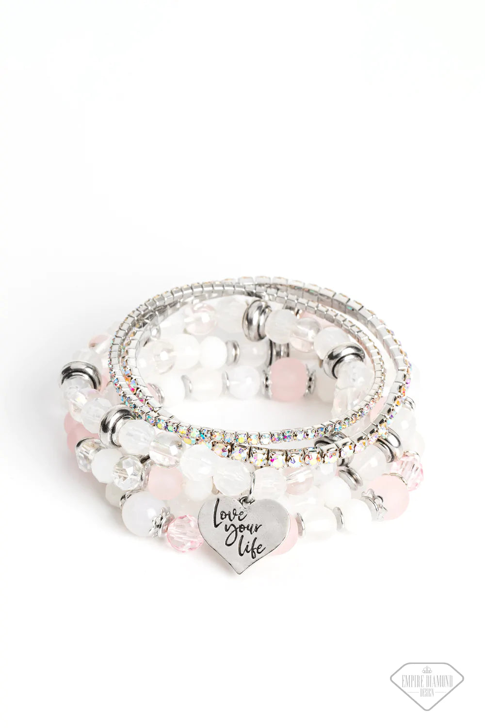 Optimistic Opulence Pink Paparazzi Life of the Party Bracelet