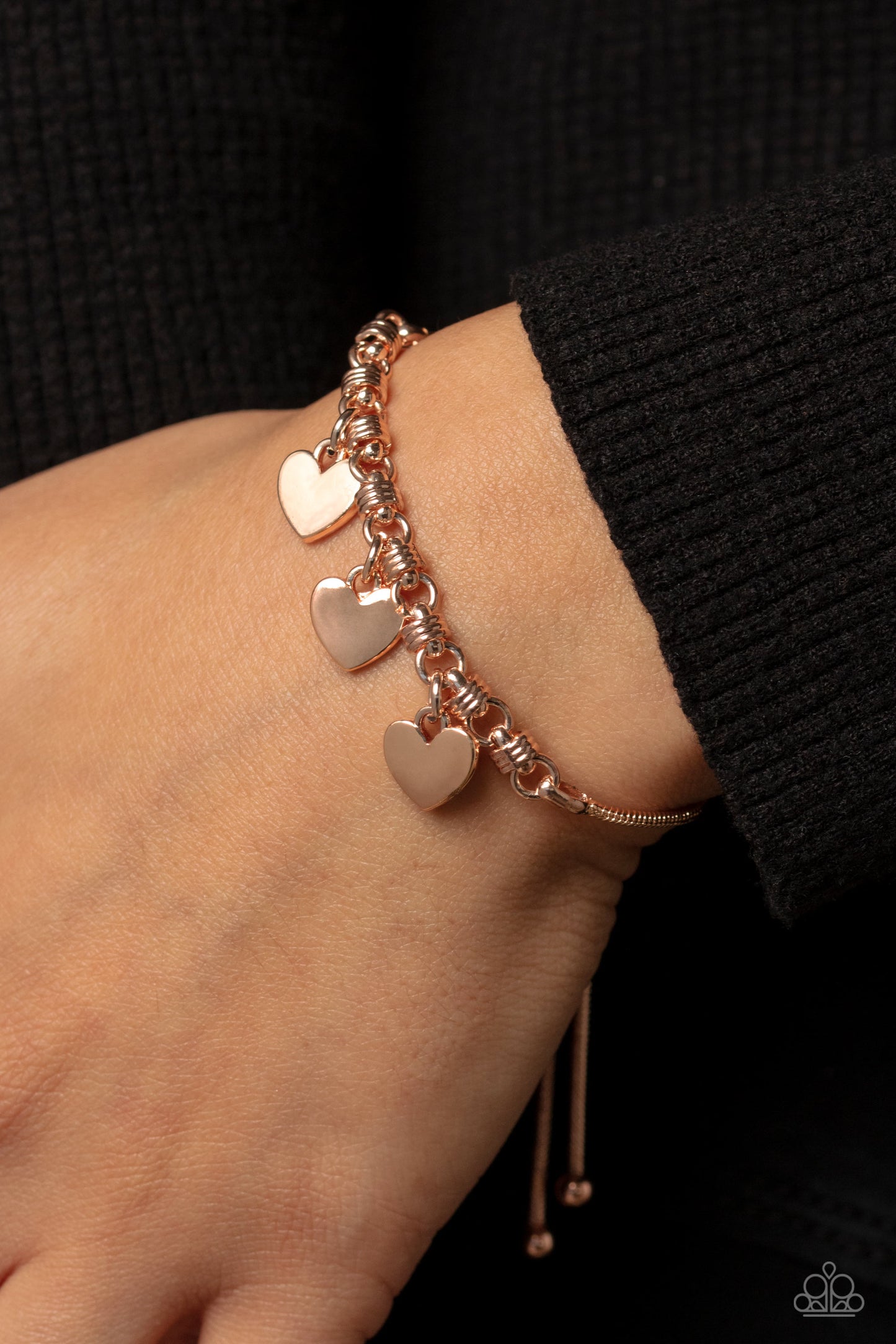 Romance Tale - Rose Gold Paparazzi Bracelet