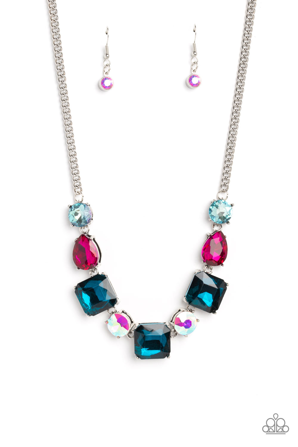 Elevated Edge - Multi Paparazzi Life of the Party Necklace