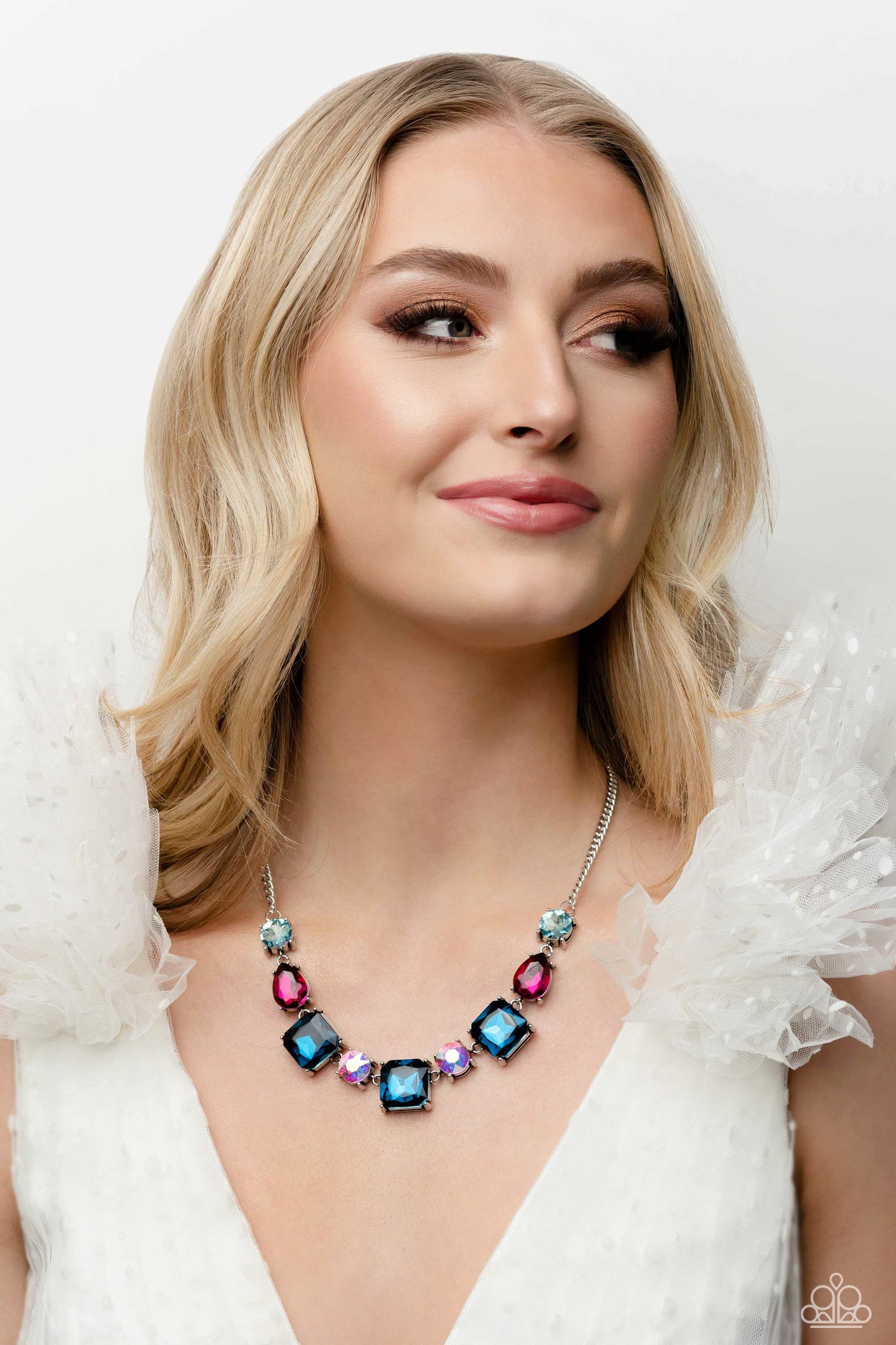 Elevated Edge - Multi Paparazzi Life of the Party Necklace