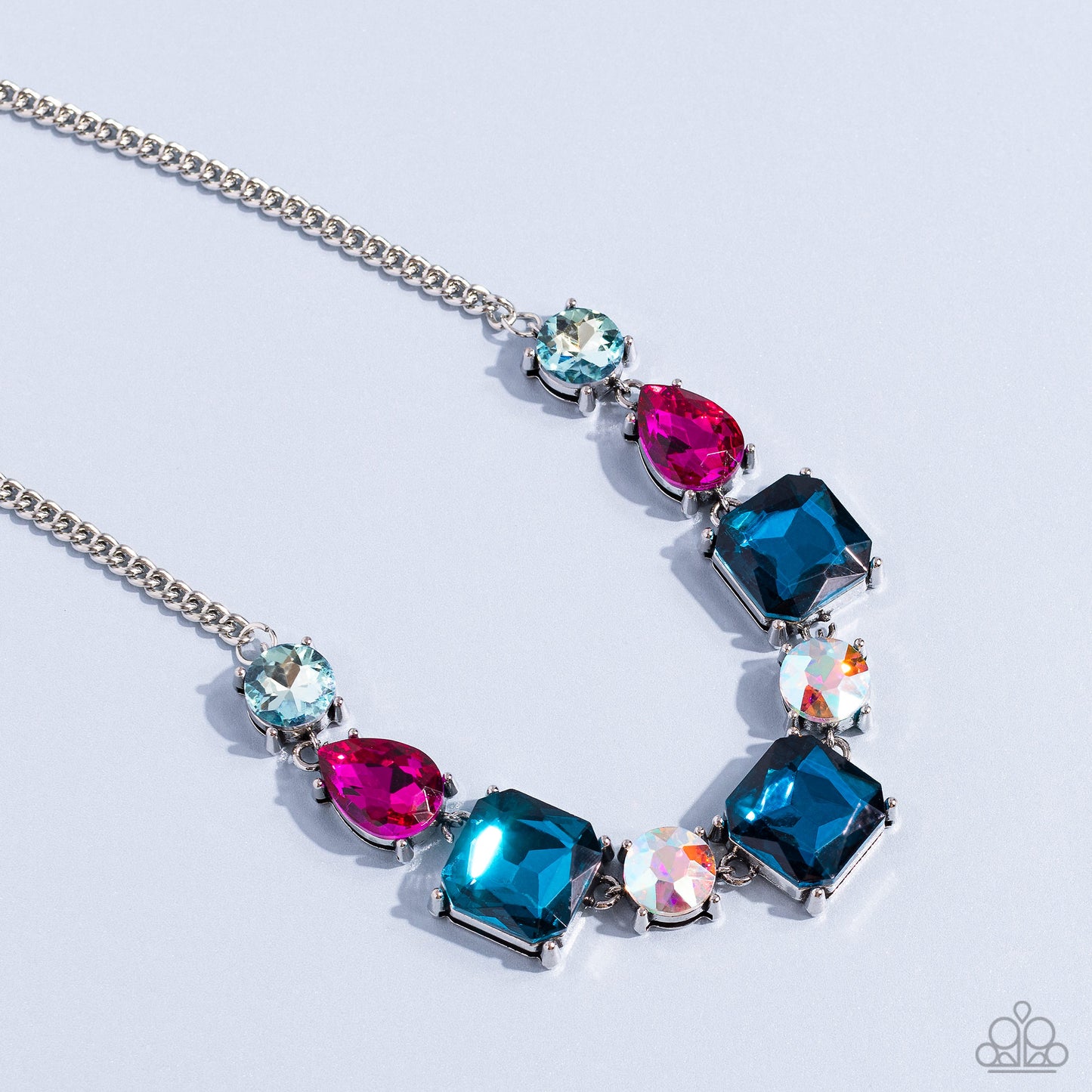 Elevated Edge - Multi Paparazzi Life of the Party Necklace