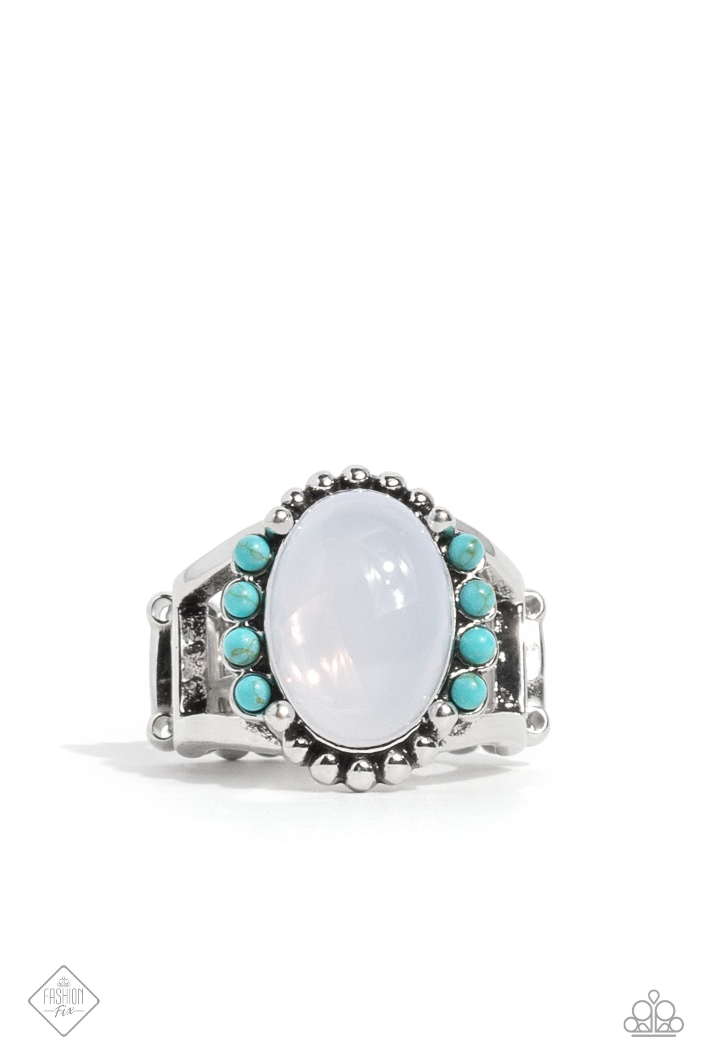 Captivating Cowboy Blue Paparazzi Fashion Fix Ring
