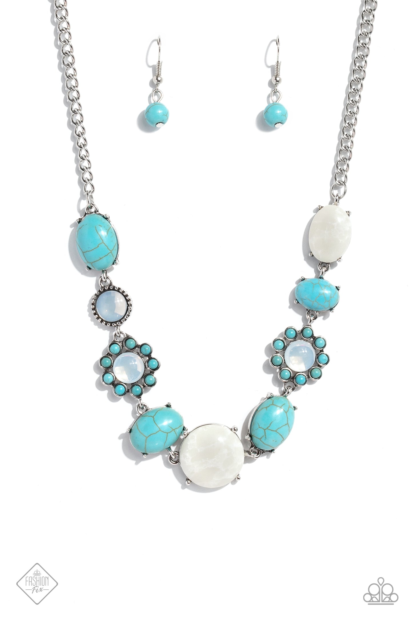 Cowboy Catwalk Blue Paparazzi Fashion Fix Necklace