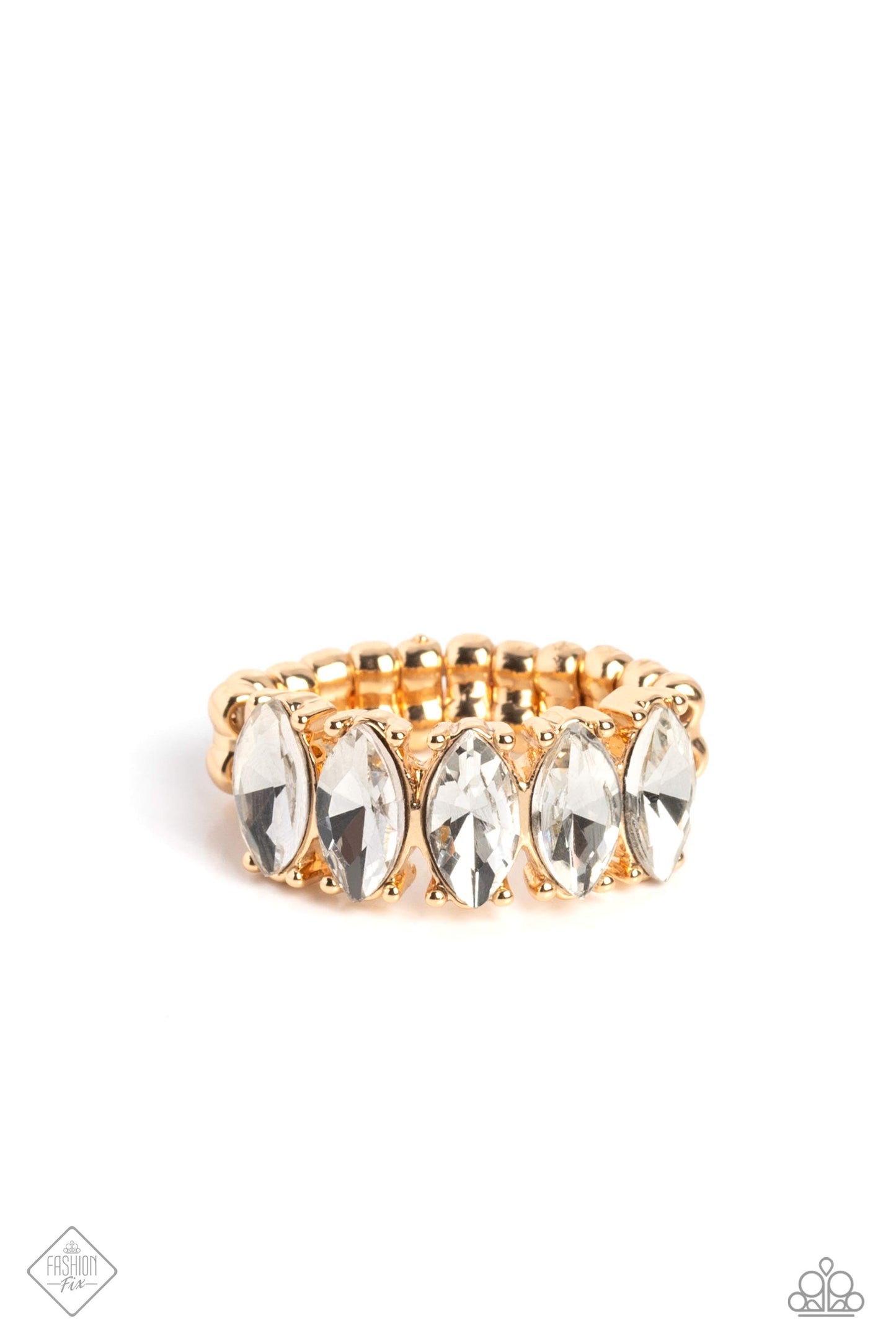 Lavish Lure Gold Paparazzi Fashion Fix Ring