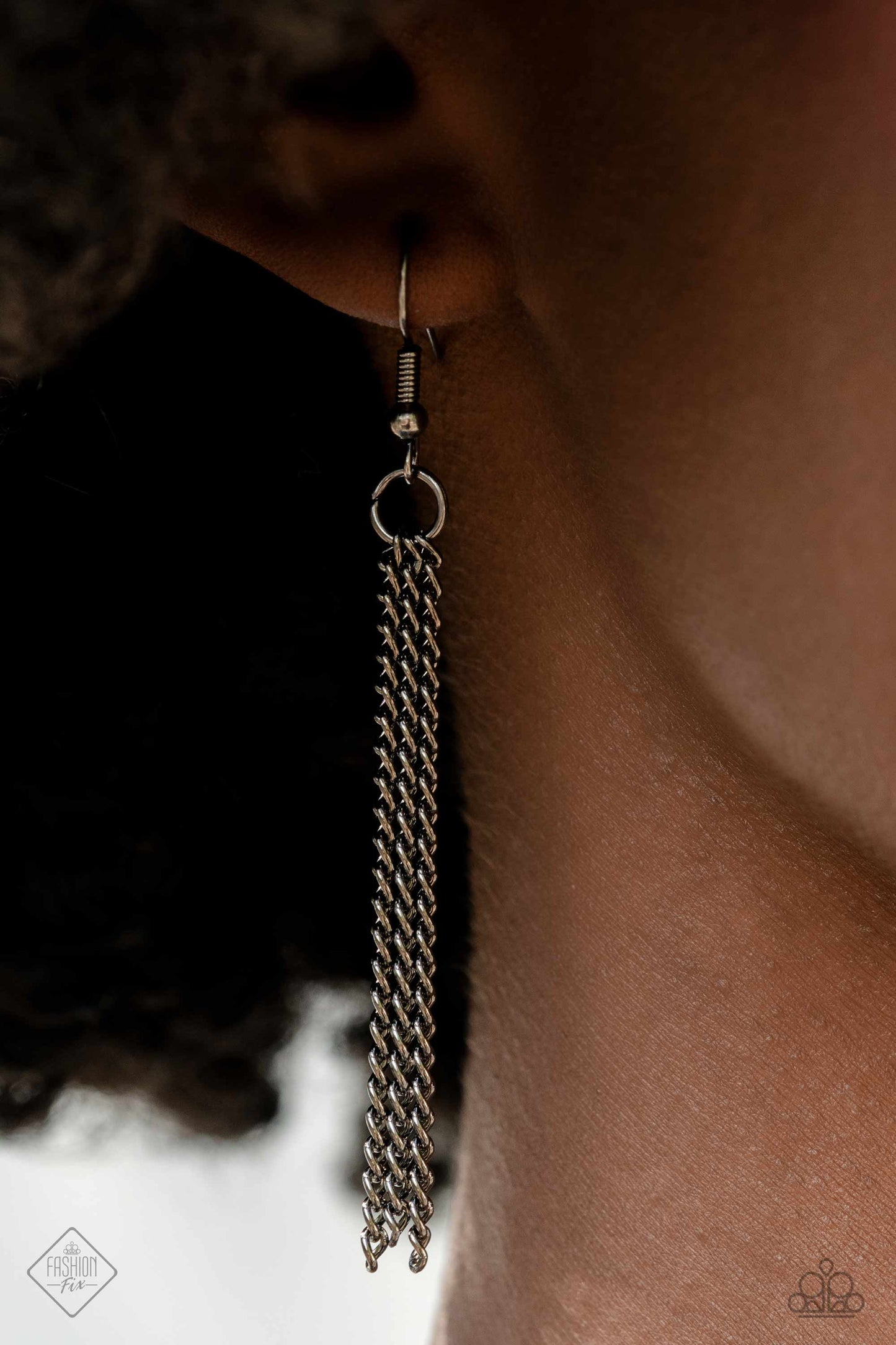 Phenomenal Powerhouse Black Paparazzi Fashion Fix Necklace