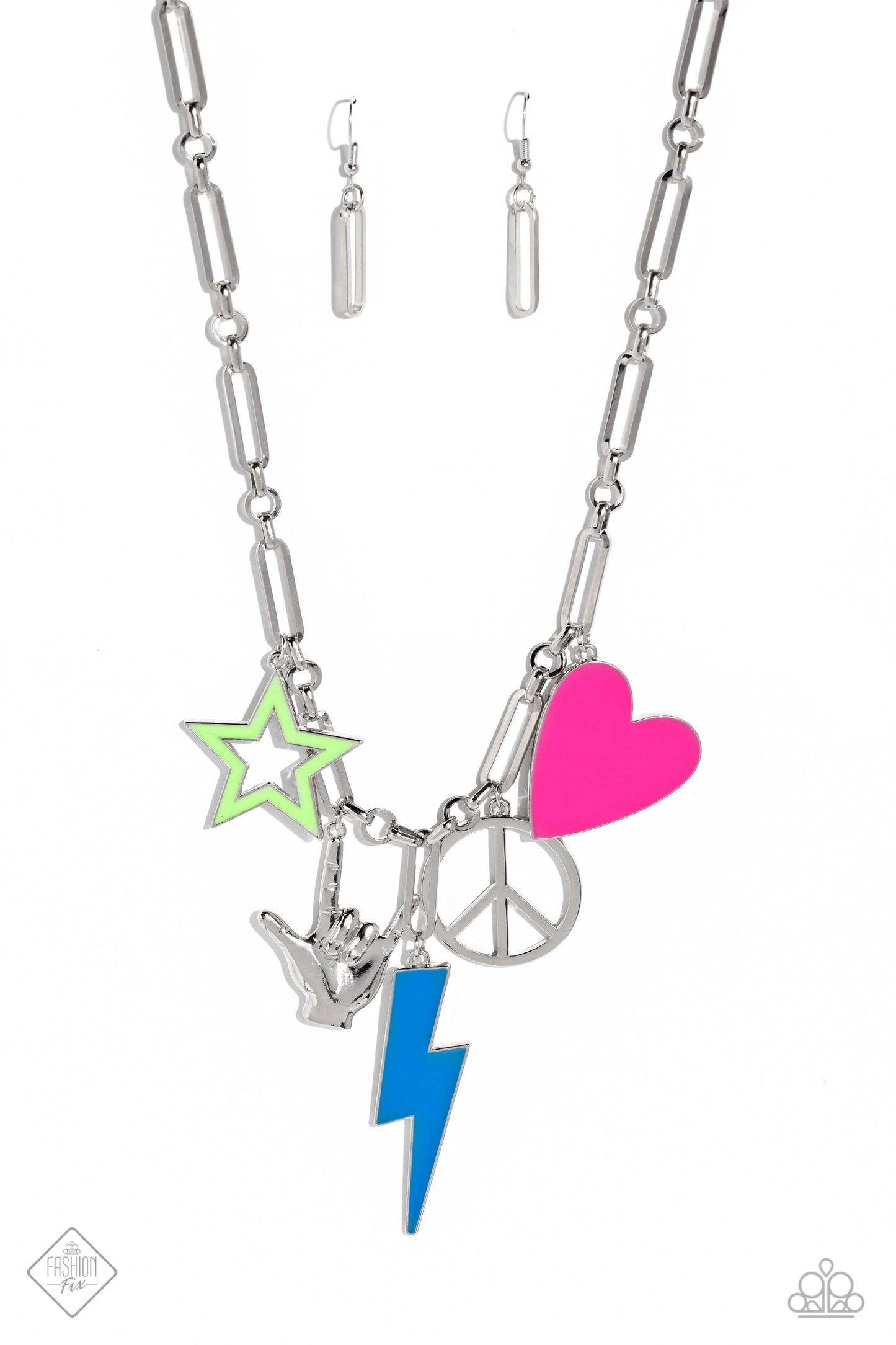 Haute Hippie Multi Paparazzi Fashion Fix Necklace