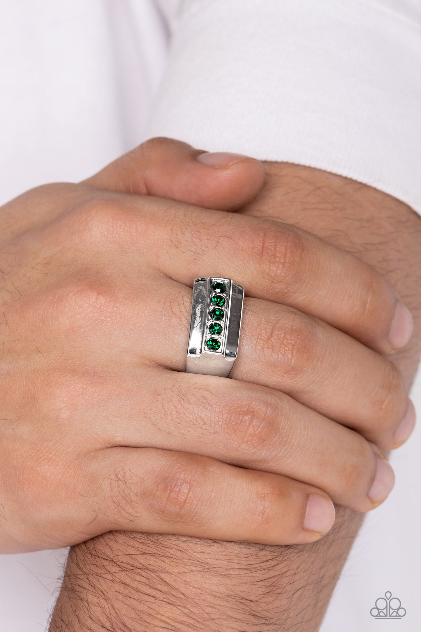 BRAWL For One - Green Paparazzi Urban Ring